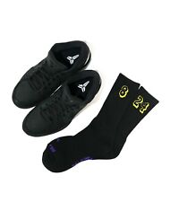 Kobe Bryant Socks #8 #24 Black Mamba One size (8-15) new  for sale  Shipping to South Africa
