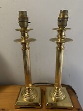 Pair brass receded for sale  POOLE