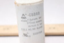 Used, Huizhong Cylindrical Motor Capacitor 370VAC 7.5uF 50/60Hz CBB60 for sale  Shipping to South Africa