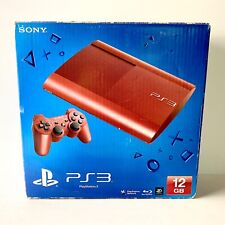 Red Sony Playstation 3 PS3 Super Slim 12GB Console + Box - Tested & Working for sale  Shipping to South Africa