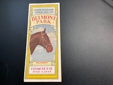 1938belmont stakes program for sale  Northbrook