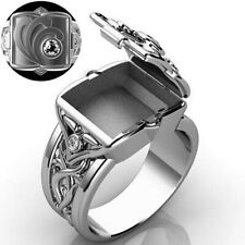 Women Men Unique Fashion Stainless Steel Punk Band Ring Wedding Jewelry Sz 6-13 for sale  Shipping to South Africa