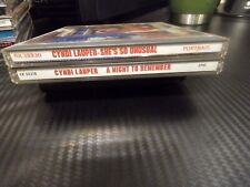 Pacote com 2 CDs Cyndi Lauper She's So Unusual, A Night To Remember comprar usado  Enviando para Brazil