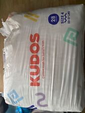 Used, 28 pack KUDOS size 4 baby diapers (22-37lbs)  Day/Night for sale  Shipping to South Africa