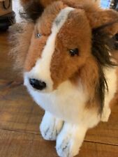 GUND 1989 Plush LASSIE, Brown White Collie Puppy Dog, Stuffed Animal Toy, 14" In for sale  Shipping to Canada