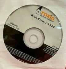 Roxio Creator 9.0 9 DE Windows XP Win 7 Win Vista FREE SHIP for sale  Shipping to South Africa