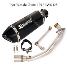 For Yamaha Zuma 125 BWS Exhaust Front Pipe Muffler Tips 370mm Modified System for sale  Shipping to South Africa