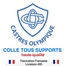 Occasion, Stickers autocollant CASTRES OLYMPIQUE CO RUGBY, plusieurs tailles, super prix d'occasion  Jarnac