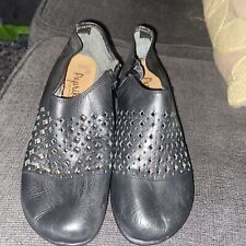 Soft Leather Black Paprika Clog Shoes Women’s Size 8 for sale  Shipping to South Africa