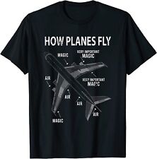 NOVO! Camiseta engraçada piloto presente avião aviação comprar usado  Enviando para Brazil
