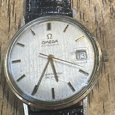 Omega Seamaster De Ville relógio masculino automático data folheado a ouro gravado funciona. " comprar usado  Enviando para Brazil