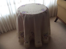 Handmade round tablecloth for sale  Itasca