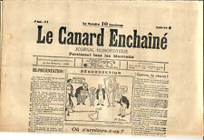 Canard enchaine.rare fac d'occasion  Villenave-d'Ornon