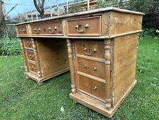 Antique pine desk for sale  BEDALE
