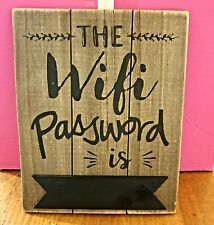 Wifi password rustic for sale  CHESTERFIELD
