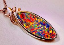 black opal necklace for sale  La Conner