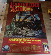 Hawkwind tour poster for sale  LYNTON