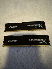 Fury HyperX Ram 8gb (2X 4gb) Sticks HX316C10FBK2/8 DDR3 Gaming Kingston Untested for sale  Shipping to South Africa