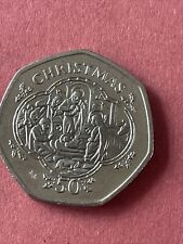 christmas 50p 1993 coin christmas for sale  COVENTRY