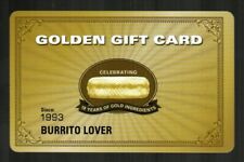 Tarjeta de regalo CHIPOTLE Burrito Lover, Celebrando 18 Años 2011 ($0) segunda mano  Embacar hacia Argentina