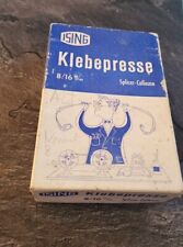 Ising klebepresse film gebraucht kaufen  Stuttgart