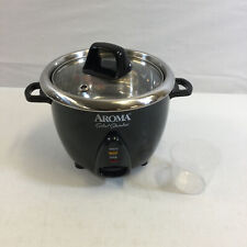 Panela e aquecedor de arroz Aroma Housewares ARC-753SGB preto aço inoxidável usado comprar usado  Enviando para Brazil
