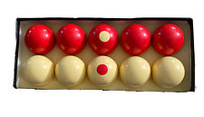 Conjunto de bolas de bilhar ACTION, 10 bolas de bilhar vermelhas e brancas comprar usado  Enviando para Brazil