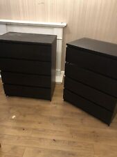 Black chest drawers for sale  LEEDS