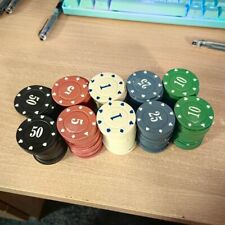 100 numbered poker for sale  SOUTHAMPTON