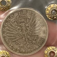 Moneta lire 1901 usato  Genova