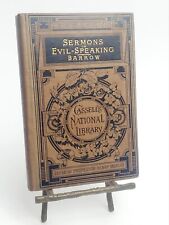 Barrow-Sermones sobre hablar mal/Biblioteca Nacional de Cassell-Libro antiguo de 1887, usado segunda mano  Embacar hacia Argentina
