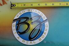 BZ Surfboards Bodyboards Pro Boogie Boards Morey Neon Vintage Surf ADESIVO comprar usado  Enviando para Brazil