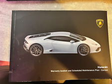 Lamborghini huracan service for sale  LUTON