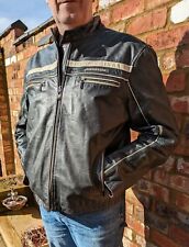Leather jacket mens for sale  NORTHAMPTON