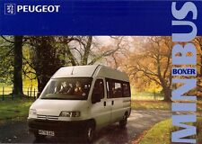Peugeot Boxer Minibus 1994-95 UK Market Foldout Sales Brochure 12 & 15 Seater for sale  UK