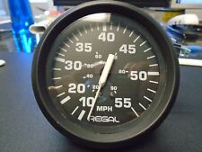 NOS OEM REGAL BOAT 3 5/8" BLACK FACE & TRIM 55 MPH SPEEDO SPEEDOMETER 12504 K110 for sale  Shipping to South Africa