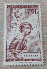 Briefmarke tschechoslowakei he gebraucht kaufen  Muldestausee