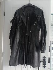 leather jacket punk men for sale  WARRINGTON