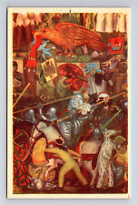 Usado, Cartão postal do artista Diego Rivera La Conquista The Conquest comprar usado  Enviando para Brazil