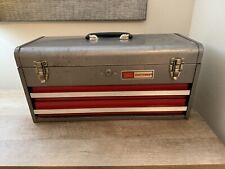 Used, Sears Craftsman Metal Toolbox Large Locking 2 Drawers Gray And Red for sale  Shipping to South Africa
