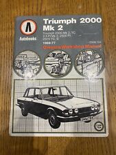 Triumph 2000 mk2 for sale  BURTON-ON-TRENT