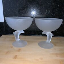 Vintage pair frosted for sale  HULL