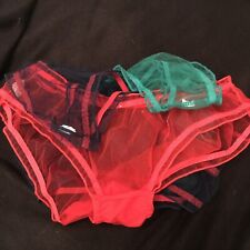 Panties red navy for sale  ROMFORD