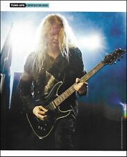 Usado, Jeff Loomis com sua guitarra Schecter foto pin-up 8 x 11 + artigo comprar usado  Enviando para Brazil