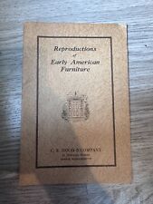 Reproducciones de muebles americanos tempranos C. R. Hood Company 1928 segunda mano  Embacar hacia Argentina