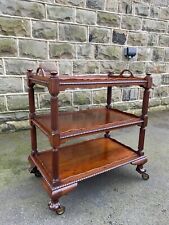 Antique mahogany tier for sale  PONTEFRACT