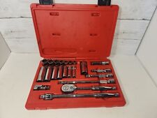 Snap On PB17B 3/8" Drive SAE Socket Set Wrench Case Rachet Box Set 22PC Used for sale  Shipping to South Africa