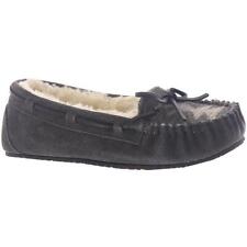 Minnetonka Womens Lodge Trapper Gray Slipper Shoes 12 Super Slim (SS) BHFO 6644, used for sale  Shipping to South Africa