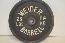 Vintage weider barbell for sale  Shipping to Ireland