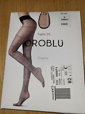 New Women's OROBLU Scot Tights 20 Den In Cosmetic 8 Color Choose Size for sale  Shipping to South Africa